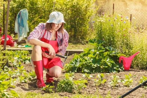 Secure online payments interface for gardening services in Abbey Wood